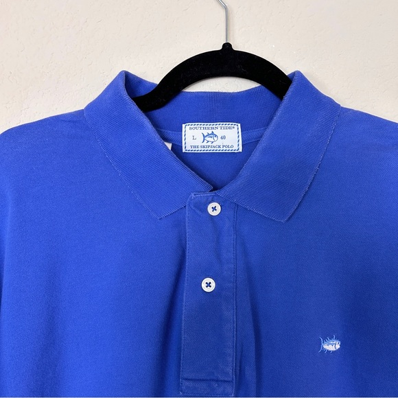 Southern Tide Men’s The Skipjack Polo | Size Large | Kansas Jayhawks Logo - Picture 4 of 7